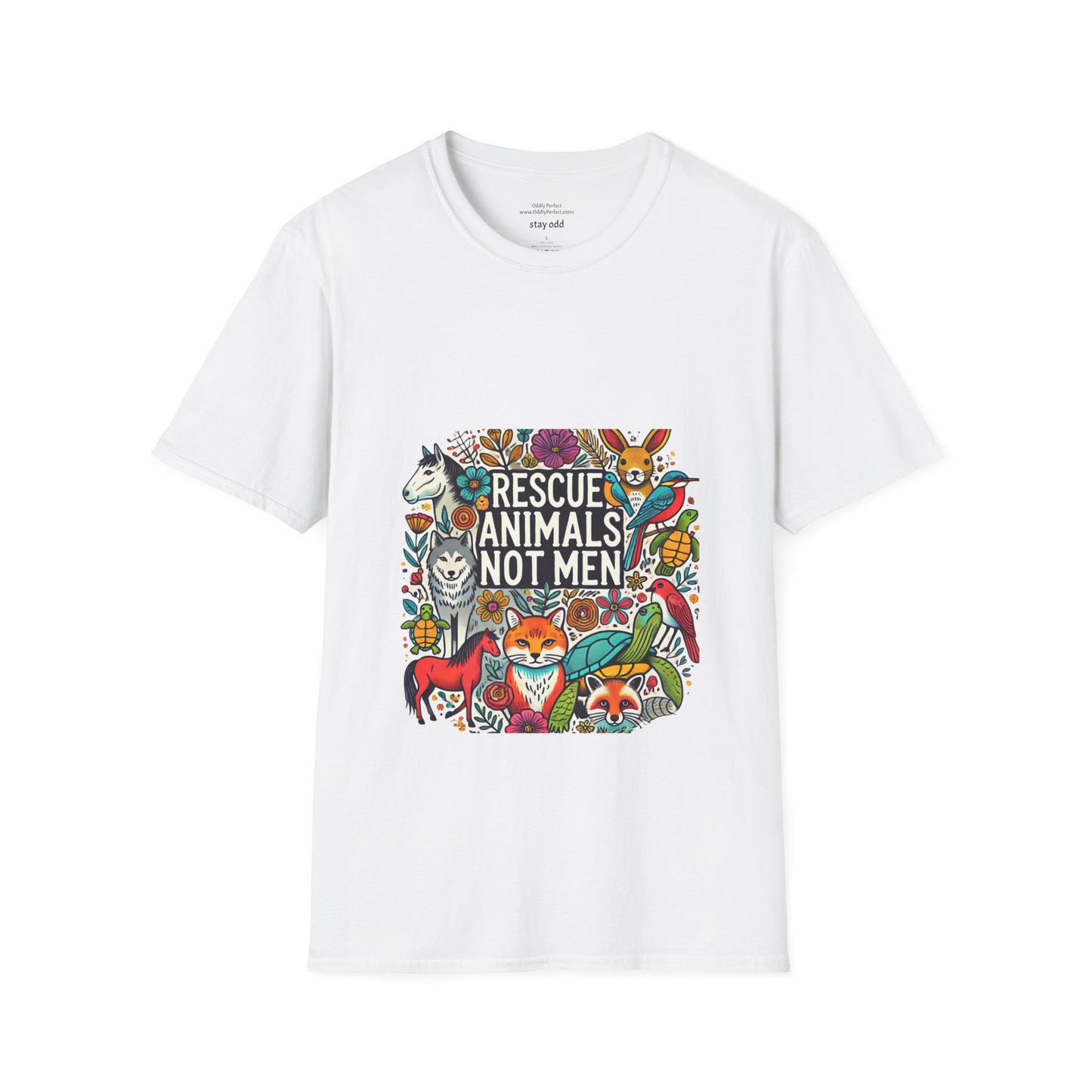 Rescue Animals Not Men T-Shirt #1