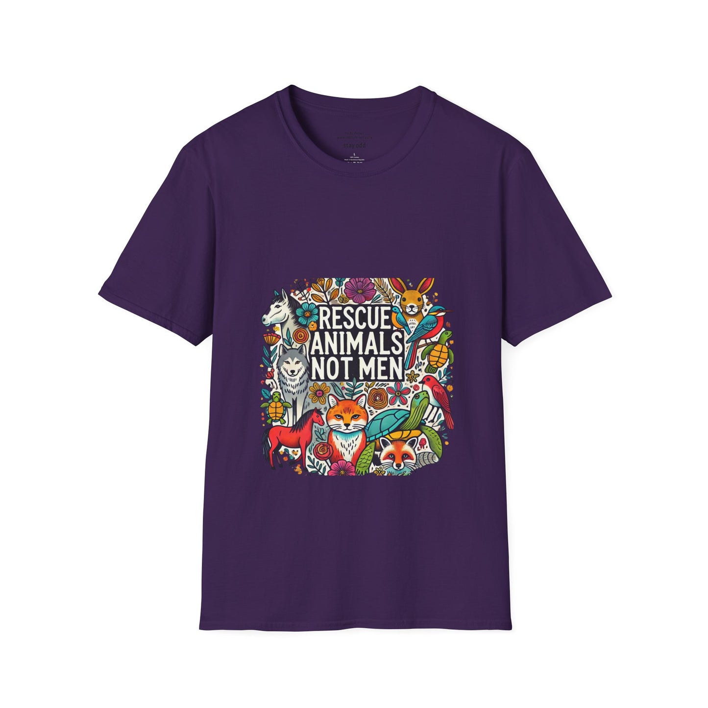 Rescue Animals Not Men T-Shirt #1