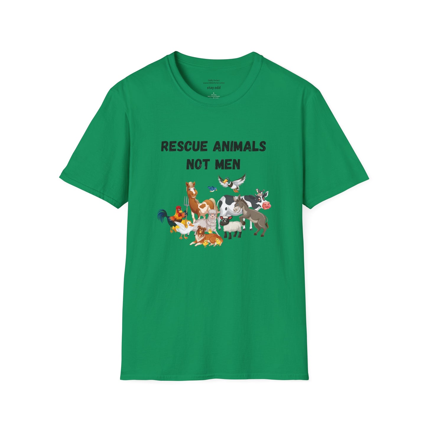 Rescue Animals Not Men T-Shirt #2