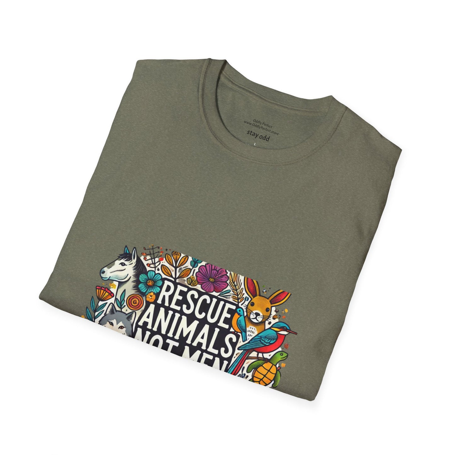 Rescue Animals Not Men T-Shirt #1