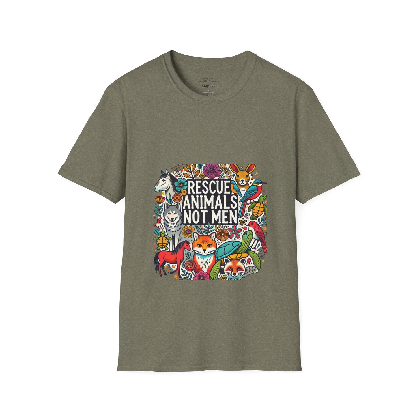 Rescue Animals Not Men T-Shirt #1