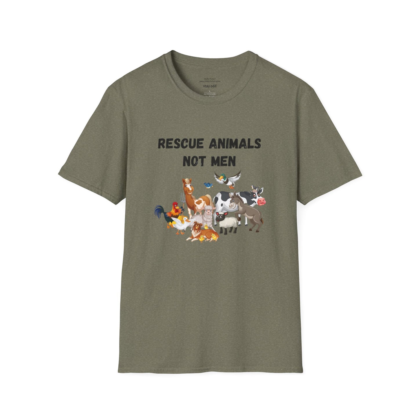 Rescue Animals Not Men T-Shirt #2