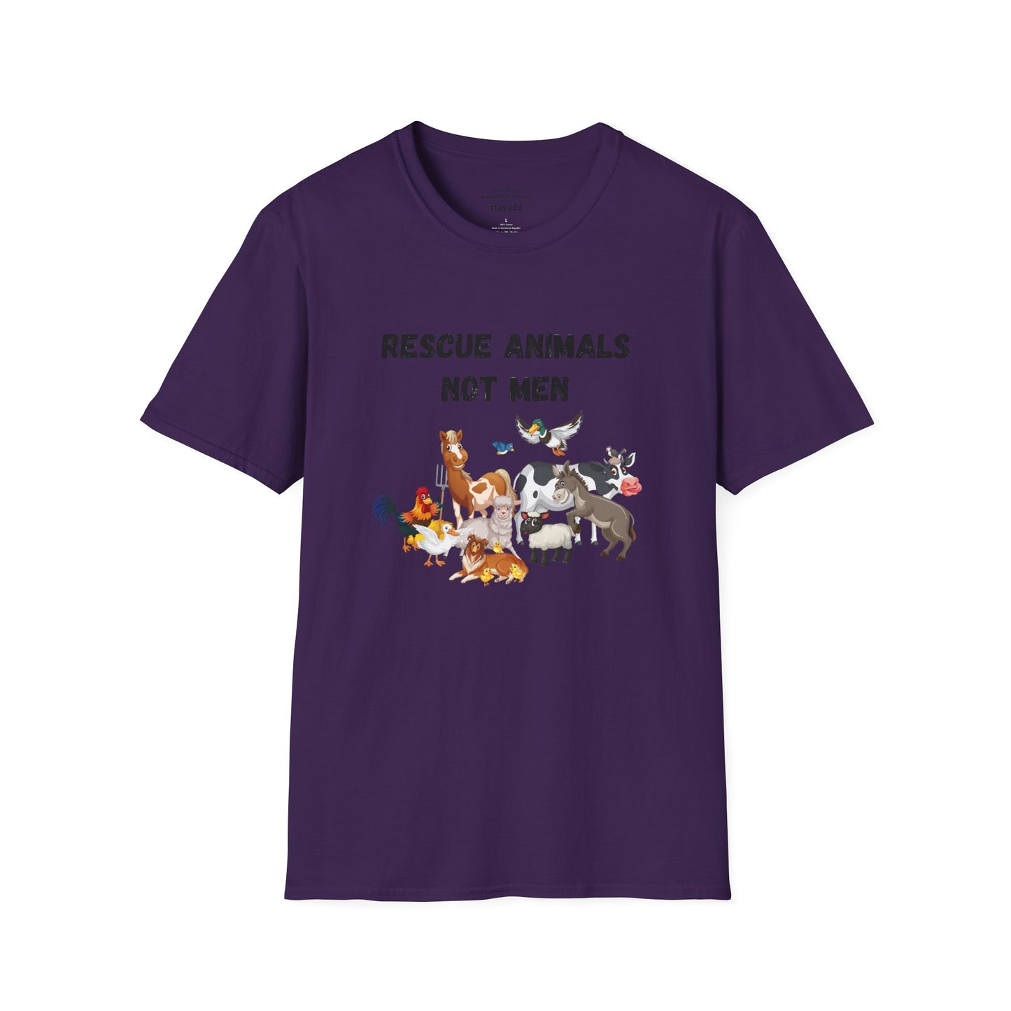 Rescue Animals Not Men T-Shirt #2