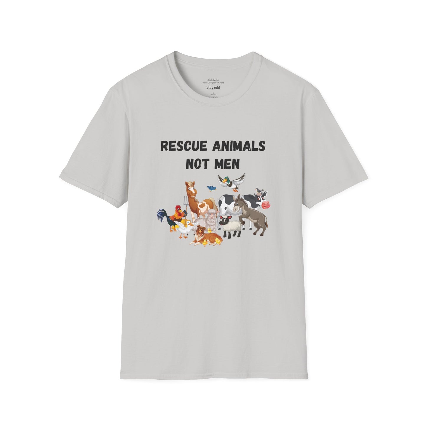 Rescue Animals Not Men T-Shirt #2