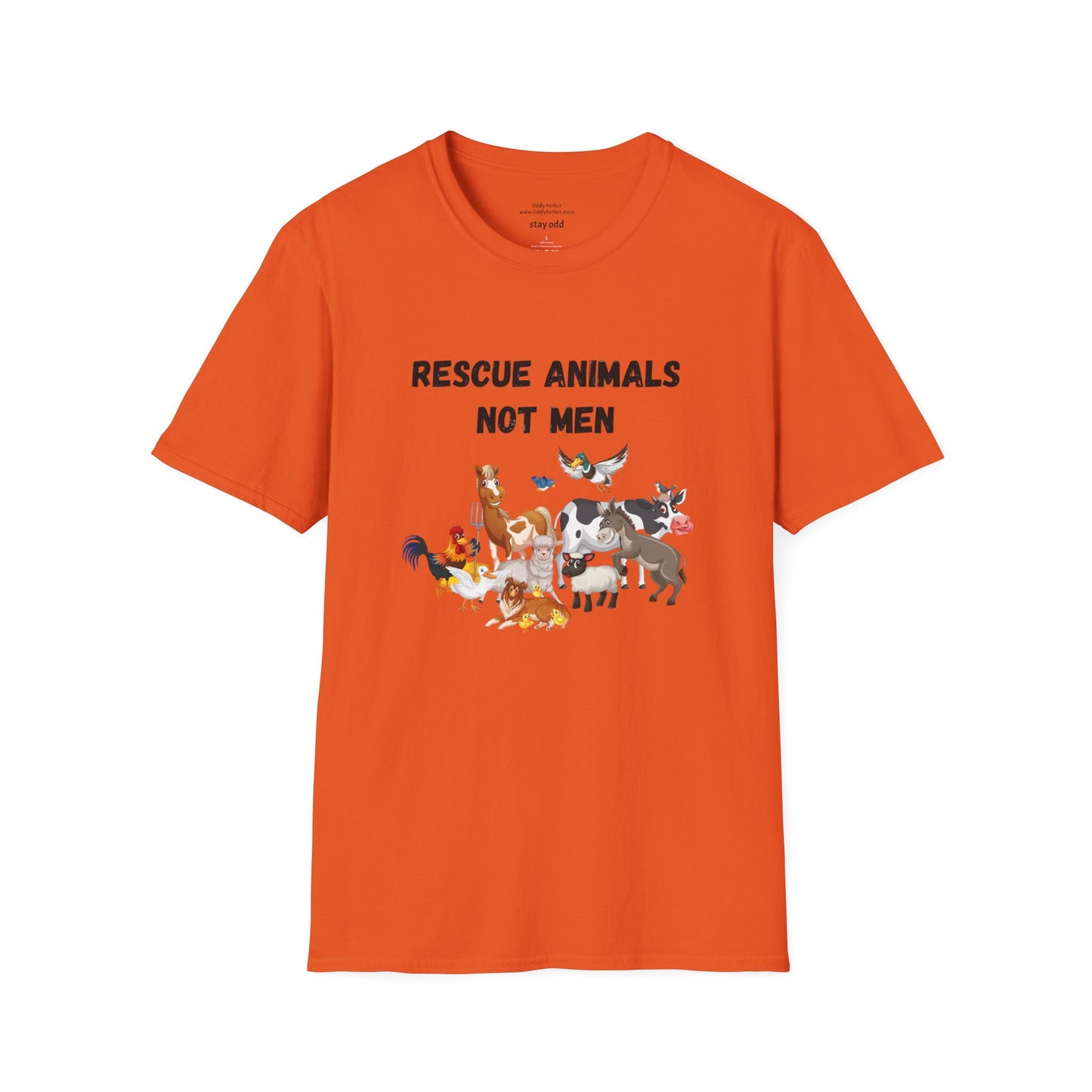 Rescue Animals Not Men T-Shirt #2