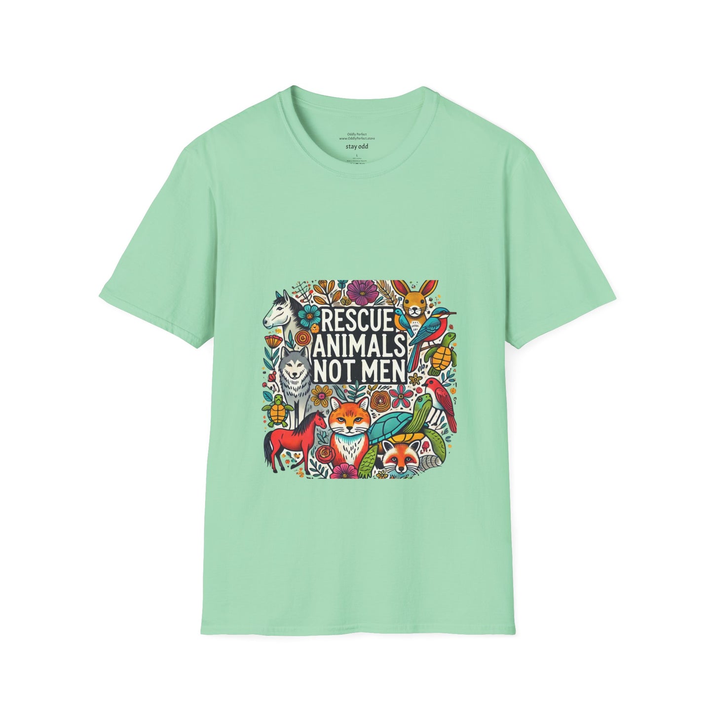 Rescue Animals Not Men T-Shirt #1