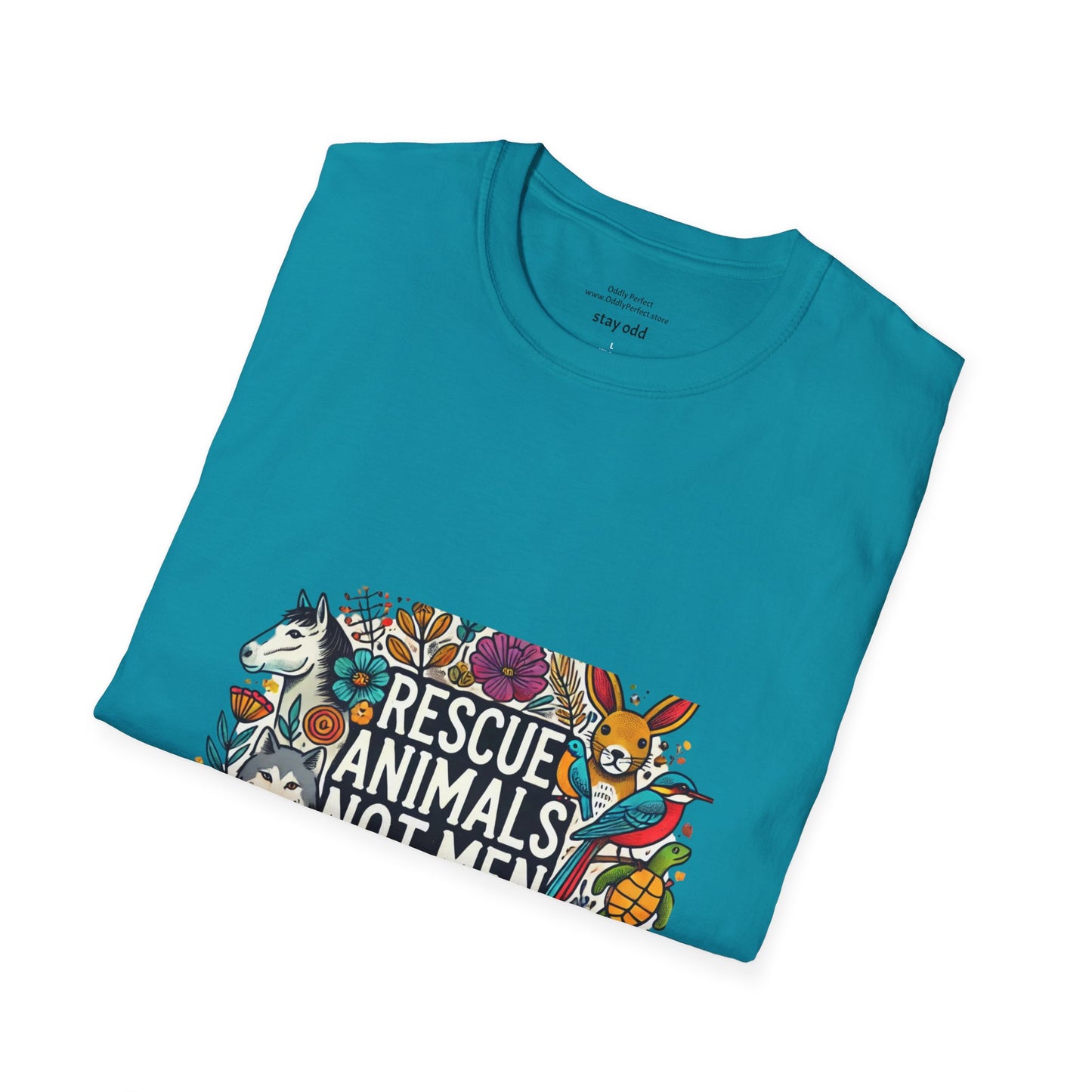 Rescue Animals Not Men T-Shirt #1