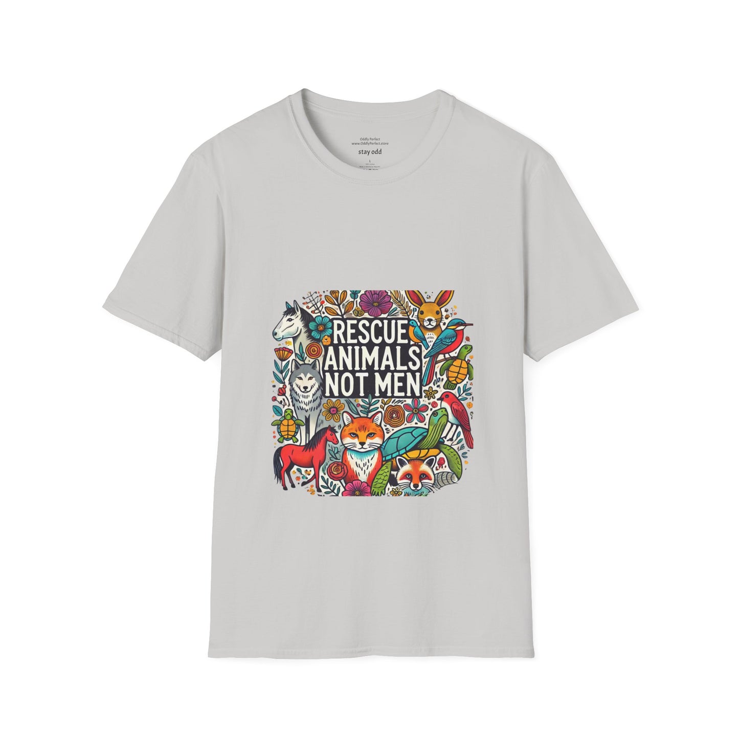 Rescue Animals Not Men T-Shirt #1