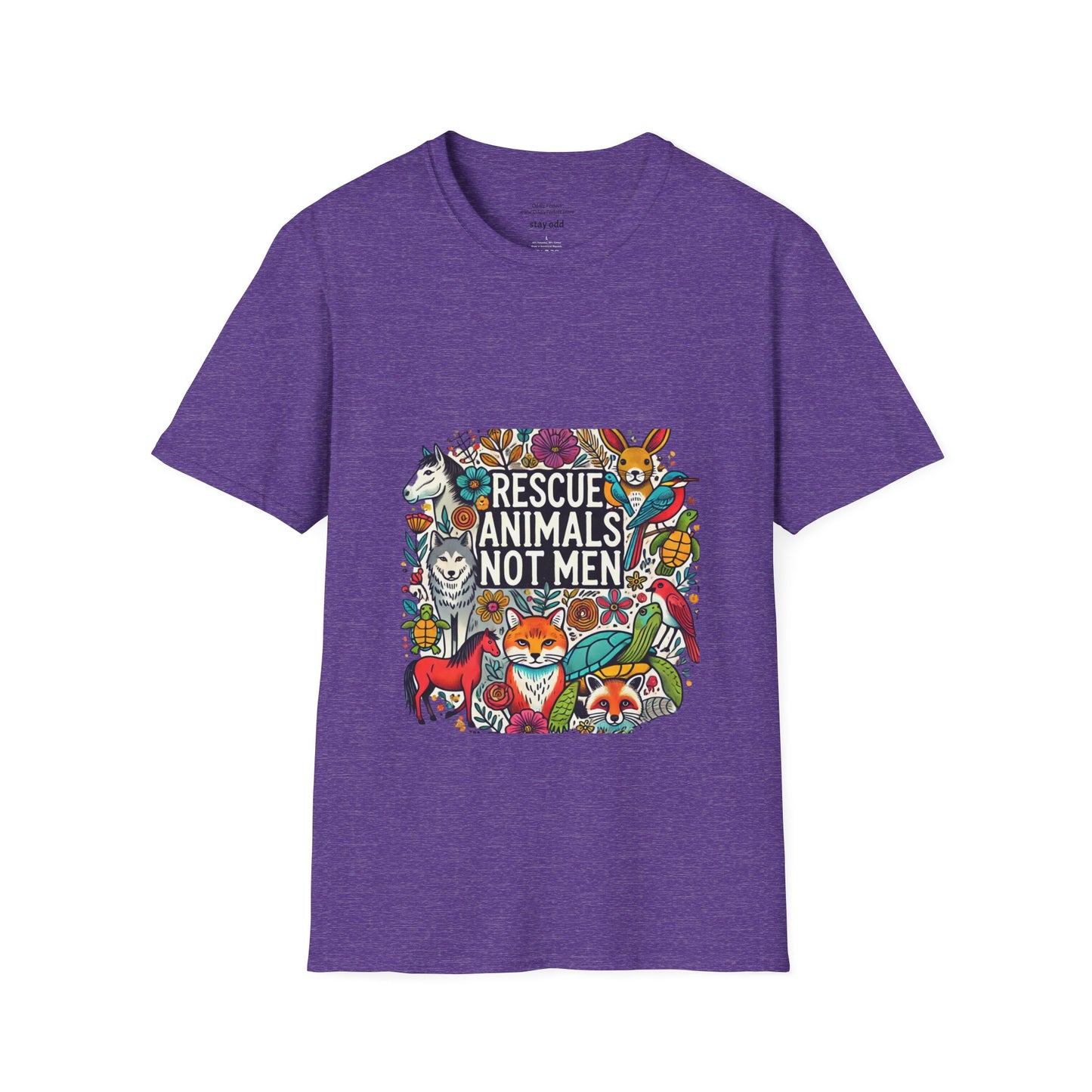 Rescue Animals Not Men T-Shirt #1