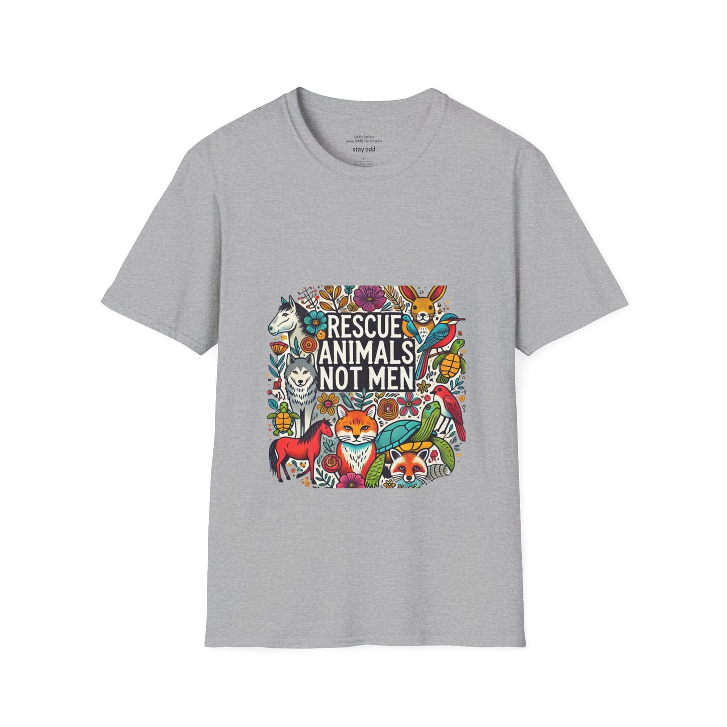 Rescue Animals Not Men T-Shirt #1